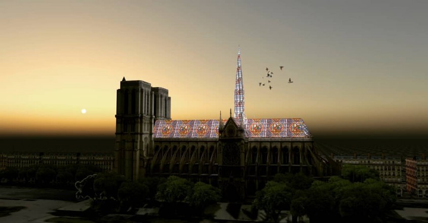 9 propuneri pentru reconstructia Catedralei Notre-Dame