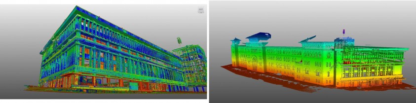 Scanari 3D realizate in timpul proiectului pentru Universitatea de Arhitectura Ion Mincu  Bucuresti GRAPHEIN GRAPHEIN