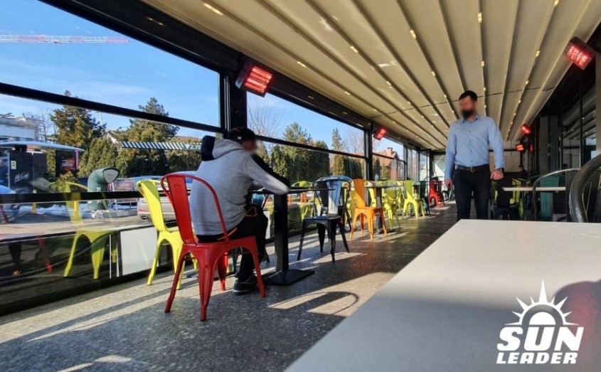 Lanțul de restaurante Mesopotamia și terasele cu pergole retractabile  