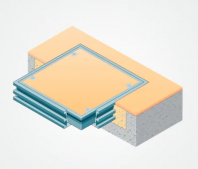 Capac placabil din aluminiu Seria 5000 - Capac acces placabil din aluminiu pentru cămin vizitare și