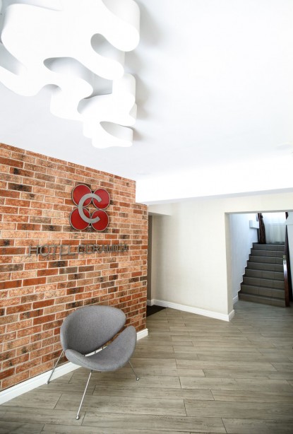 Interior Hotel Ceramica Iasi cu caramida aparenta Amedioklinker  Iasi Amedio Ideas