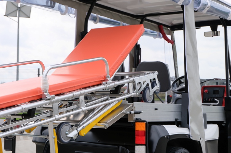 Ambulanţă electrică transport pacienţi model "MELEX-468-Ambulance”