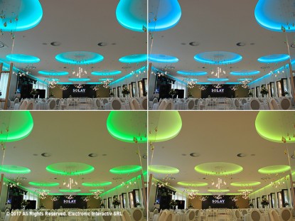 Detalii iluminat - scafa cu leduri color iluminare banda led rgb interior  Oradea ELECTRONIC INTERACTIV