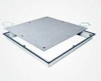 Capac metalic Sistem PRO+TR - Capac metalic din oțel galvanizat pentru accesul &icirc;n spații tehnice subterane