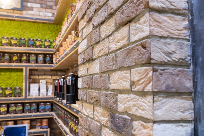 Caramida aparenta placaj klinker Amedio Mix - vedere de aproape