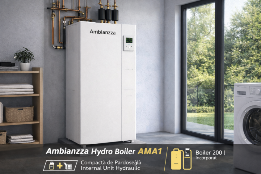 Pompa de căldură aer-apă: Tehnologia care redefinește eficiența locuinței tale