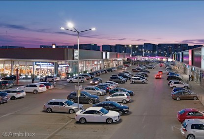 Corpuri de iluminat parcare  Prima Shops Oradea ELECTRONIC INTERACTIV