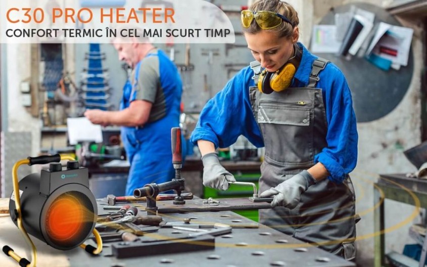 Soluții pentru încălzirea spațiilor industriale și semi-outdoor