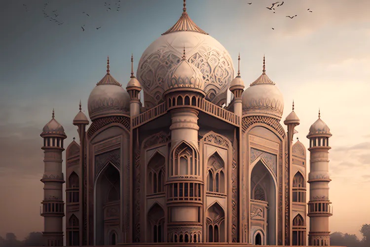 Taj Mahal în stil gotic