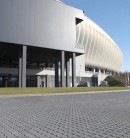 Amenajarea Stadionului Cluj Arena, din Cluj-Napoca, cu produse furnizate de Elis Pavaje