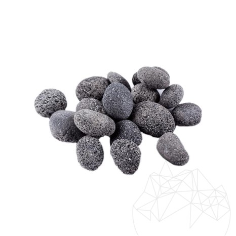 Pebbles Lava Black Sac, 20 kg