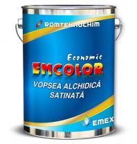 Vopsea Alchidica Satinata EMCOLOR - Bidon 5 Kg