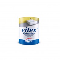 Vopsea lavabilă pentru protecția împotriva mucegaiului VITEX Kitchen&Bath, alb, 750ml - Cod : 902074