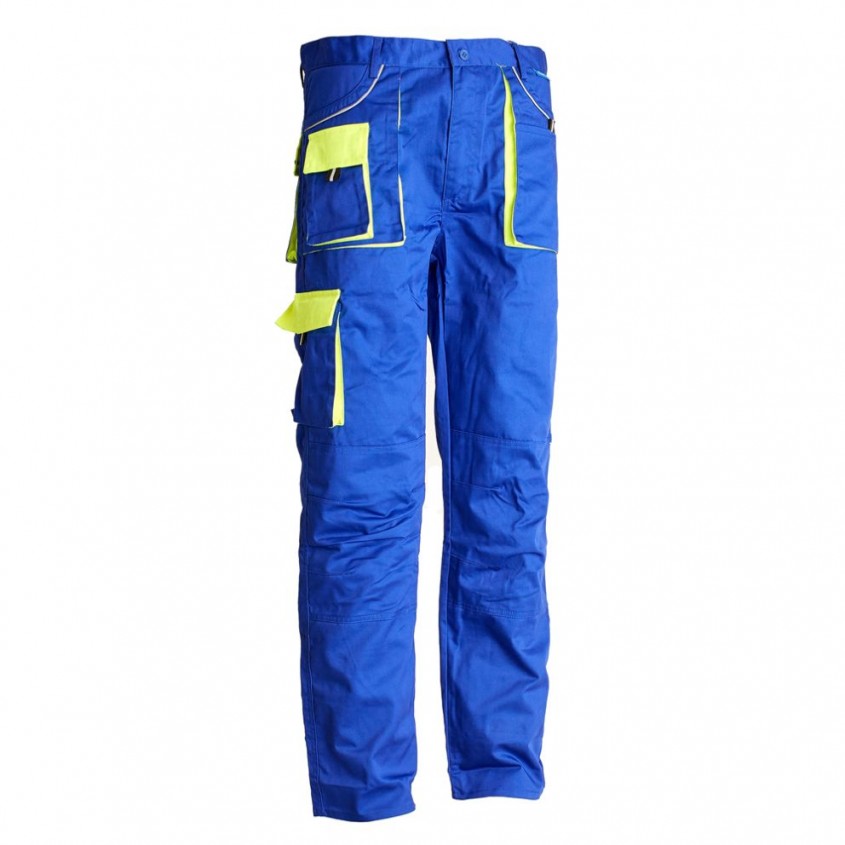 Pantalon talie ELITE albastru-verde material-bumbac-poliester ENERGO.jpg
