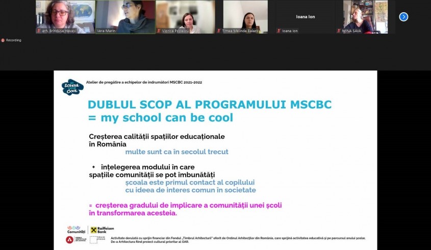 My School Can Be Cool – design participativ de 6 ani în școlile din România