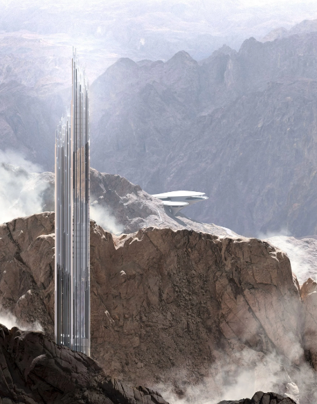 Un mega zgârie-nori în vârf de munte conceput de Zaha Hadid Architects în cadrul controversatului proiect