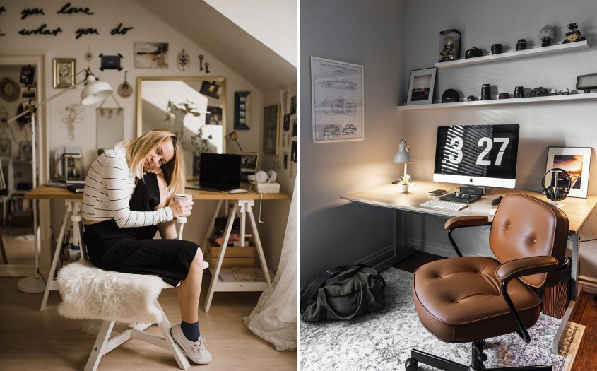 Cinci condiții de îndeplinit pentru a avea un birou de vis într-un spațiu mic