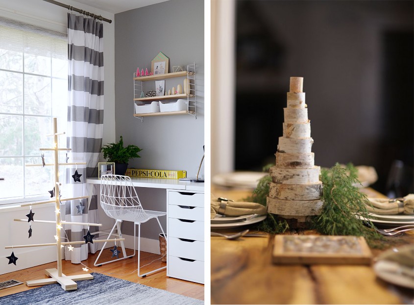 10 idei de decorare a casei pentru un Crăciun în stil minimalist