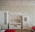 Amenajarea interioară a unei locuințe din București cu tapet lavabil