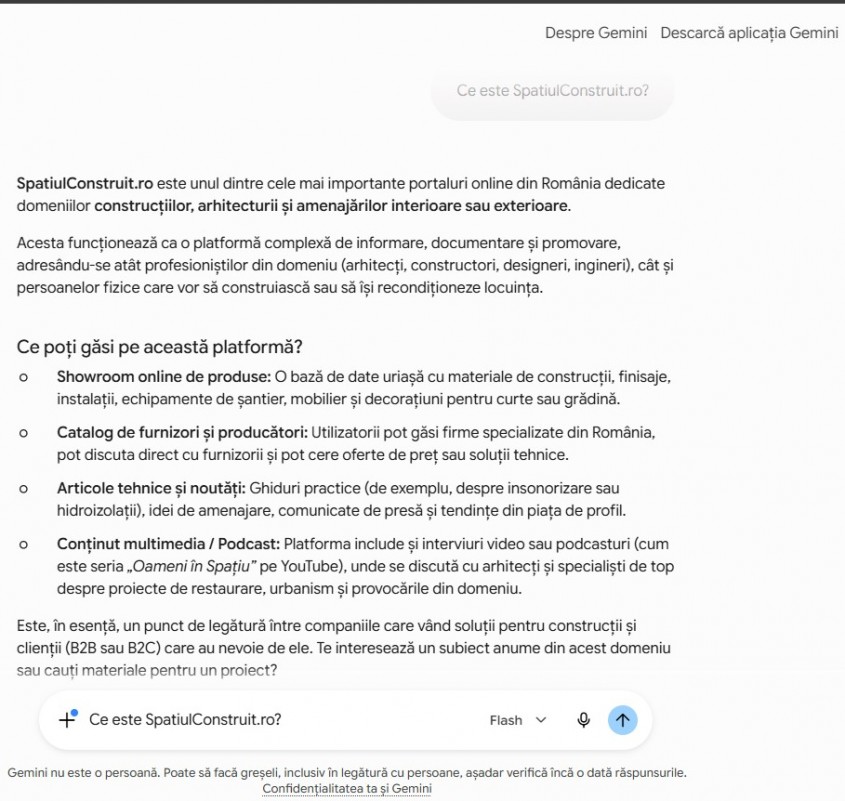 De ce inteligența artificială poate descrie incomplet un producător sau un furnizor din construcții și cum