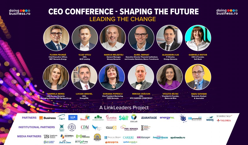 "CEO Conference – Shaping the Future" conturează direcțiile strategice de business pentru anul 2025