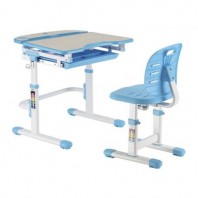 Set birou și scaun copii ergonomic reglabil în înălțime și spătar reglabil în adâncime ErgoK RICO