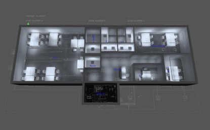 simulare iluminat interior parter  ELECTRONIC INTERACTIV