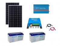 Kit Fotovoltaic Off-Grid 600W cu invertor de 1200VA