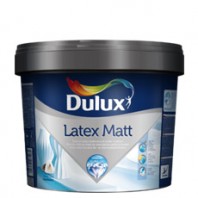 Vopsea lavabila alba pentru interior Dulux Latex Matt
