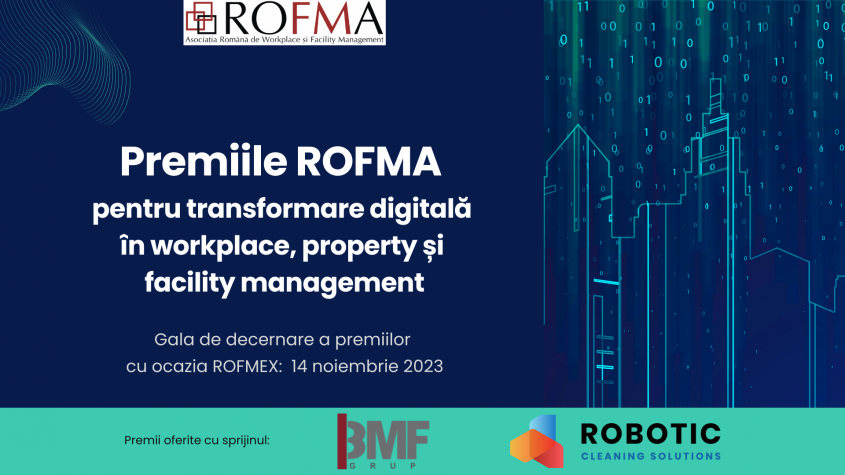 Premiile ROFMA pentru transformare digitală în workplace, property și facility management