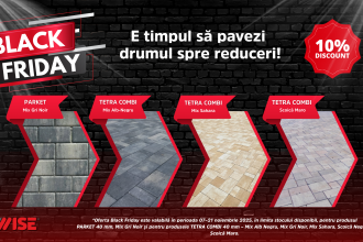 WISE Pavaje lansează campania Black Friday 2025 – 10% reducere la modele premium de pavaj