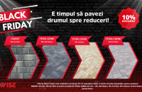 WISE Pavaje lansează campania Black Friday 2025 - 10% reducere la modele premium de pavaj