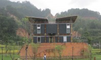 Casa din bambus, din China, care este eficientă din punct de vedere energetic