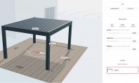 Configurează pergola bioclimatică online soluția modernă pentru proiecte precise și personalizate Configuratorul 3D pentru pergola bioclimatică