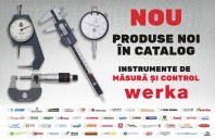 Unior Tepid, produse noi în catalog: Instrumente de măsură și control WERKA