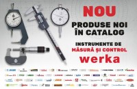Unior Tepid, produse noi în catalog: Instrumente de măsură și control WERKA