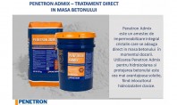 Penetron Admix - Tratament direct în masa betonului Penetron Admix este format din ciment Portland nisip