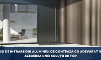 Uși de intrare din aluminiu ce contează cu adevărat în alegerea unei soluții de top Ușile