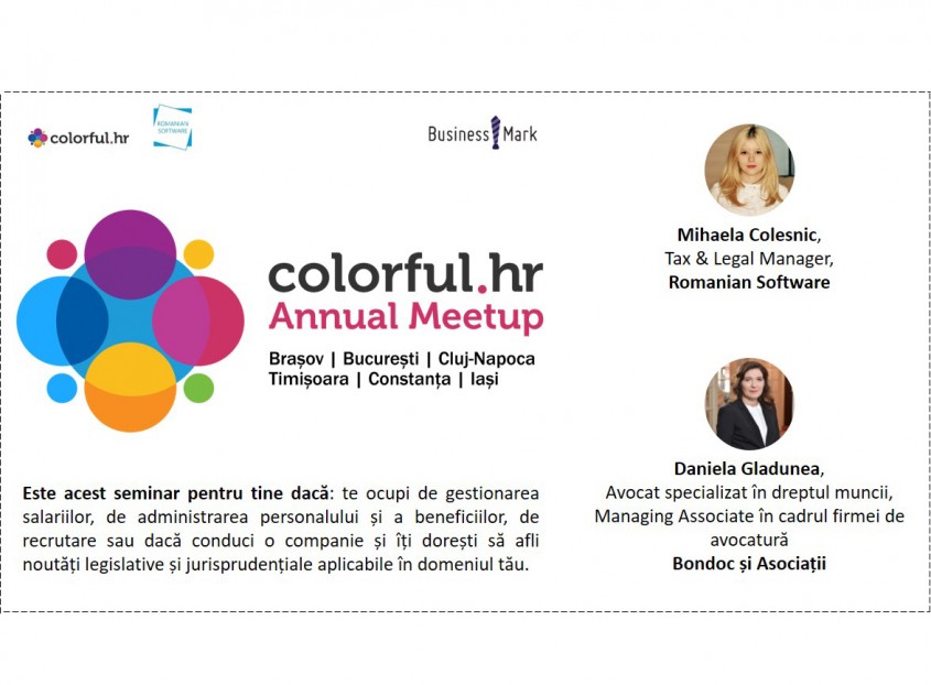 Colorful.hr Annual Meetup ajunge în 6 orașe din România