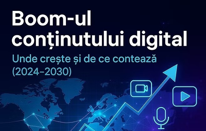 Boom-ul continutului digital &ndash; Piața globală de creare de conținut digital (Partea 1)