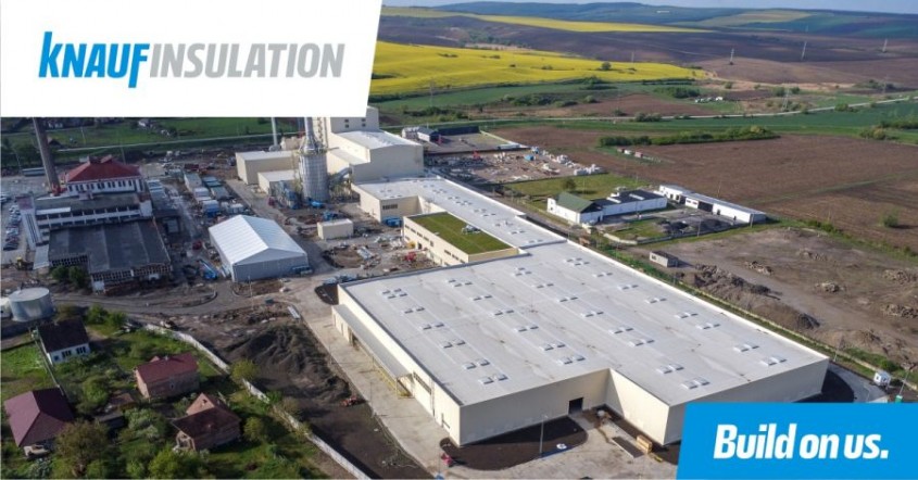 Knauf Insulation a finalizat faza de construcție și tehnologizare a fabricii de 140 de milioane euro