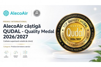 AlecoAir c&acirc;știgă QUDAL &ndash;  Quality Medal 2026/2027
