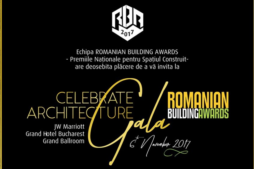 Save the date! 6 noiembrie JW Marriott Grand Hotel București – Finala RBA 2017 urmată de
