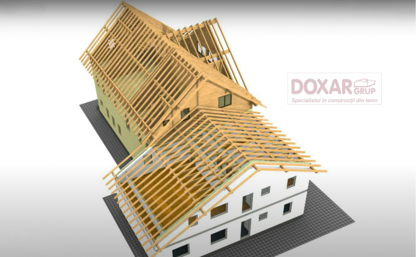 Tot ce trebuie să știi despre un acoperiș din lemn tip șarpantă, construit de Doxar 