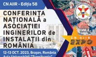 Conferința Națională a  Asociației Inginerilor de Instalații din România  CN AIIR 2023, 12-13 octombrie. Programul