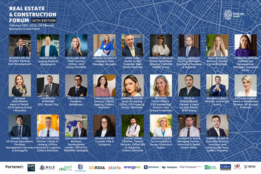 Pe 28 februarie 2025, BusinessMark sărbătorește 20 de ediții ale proiectului „Real Estate & Construction Forum”