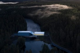 Cel mai nou muzeu din Norvergia este în același timp un pod peste râu