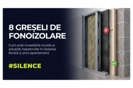 Cele mai frecvente greșeli la izolarea fonică a unui apartament