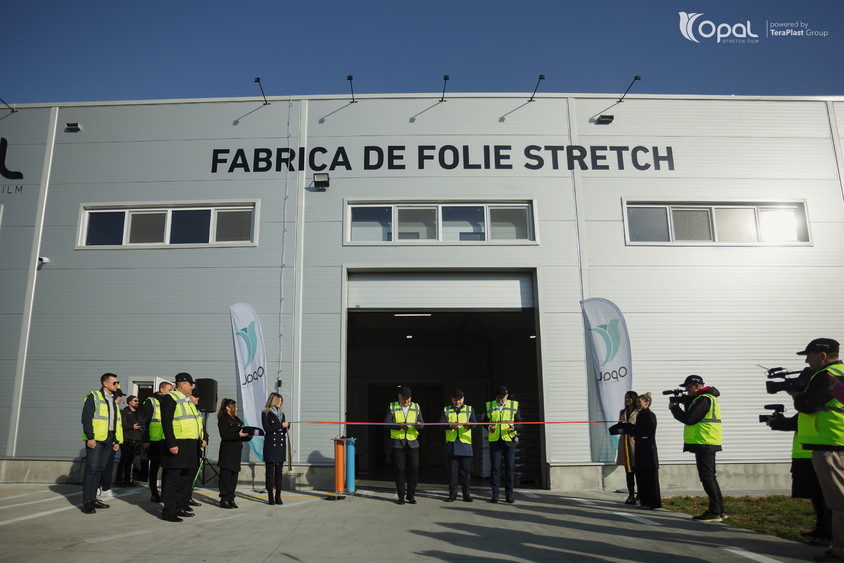 Grupul TeraPlast a inaugurat fabrica de folii stretch Opal din parcul industrial din Sărățel