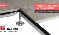 Timp de montaj și costuri reduse pentru pardoseli tehnice cu noul panou full încapsulat Quattro Pavimente